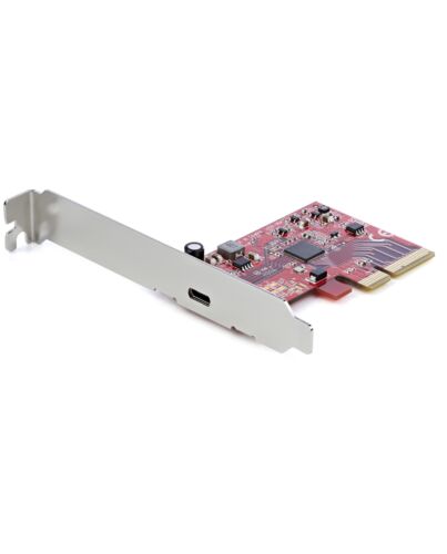 StarTech.com 1-Port USB 3.2 Gen 2x2 PCIe Card, USB-C 20Gbps SuperSpeed PCI Express 3.0 x4 Controller Card, USB Type-C Adapter Card, Data Only, Windows/macOS/Linux, TAA
