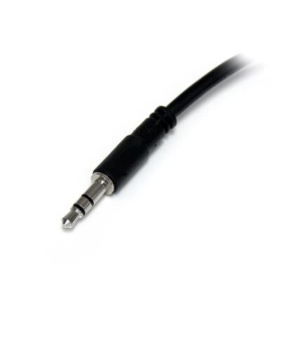 StarTech.com Slim Stereo Splitter Cable - 3.5mm Male to 2x 3.5mm Female MUY1MFFS
