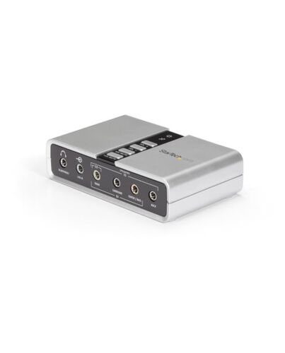 StarTech.com 7.1 USB Audio Adapter External Sound Card with SPDIF Digital Audio