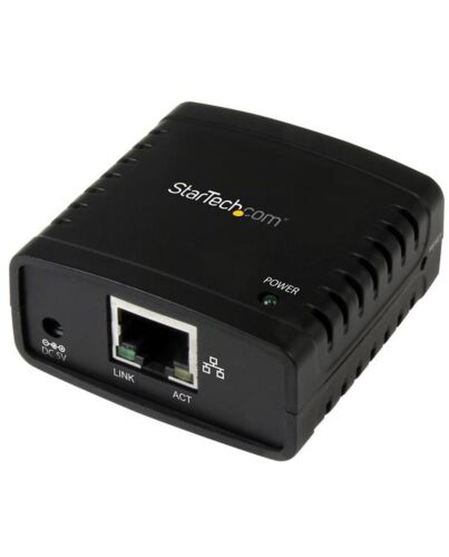 StarTech.com 10/100Mbps Ethernet to USB 2.0 Network LPR Print Server