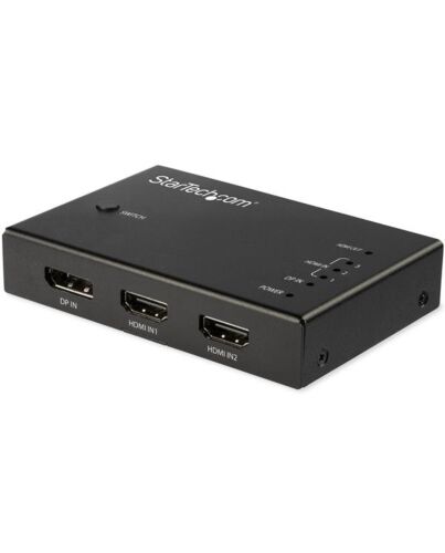 StarTech.com 4-Port HDMI Video Switch - 3x HDMI and 1x DisplayPort - 4K 60Hz