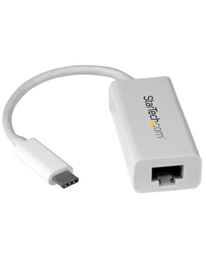 StarTech.com USB-C to Gigabit Network Adapter - White