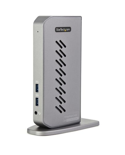 StarTech.com USB-C USB-A Dock - Hybrid Universal USB 3.0 Docking Station for USB-C or USB-A Laptop - Dual Monitor 4K 60Hz HDMI/DisplayPort - 6x USB-A, GbE - USB 3.1 Gen 1 - Windows/Mac DK30A2DHUUE