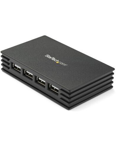StarTech.com 4 Port Black USB 2.0 Hub