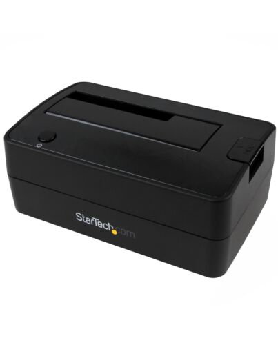 StarTech.com Single Bay USB 3.1 to SATA Hard Drive Docking Station, USB 3.1 (10 Gbps) Hard Drive Dock, External 2.5/3.5