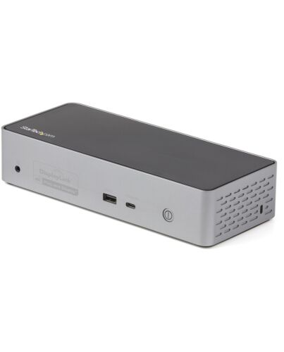 StarTech.com USB C Dock - 4K 60Hz Quad Monitor DisplayPort & HDMI - Universal USB-C Docking Station with 100W Power Delivery - USB Hub with 1x USB Type-C & 3x USB-A, Ethernet, Audio