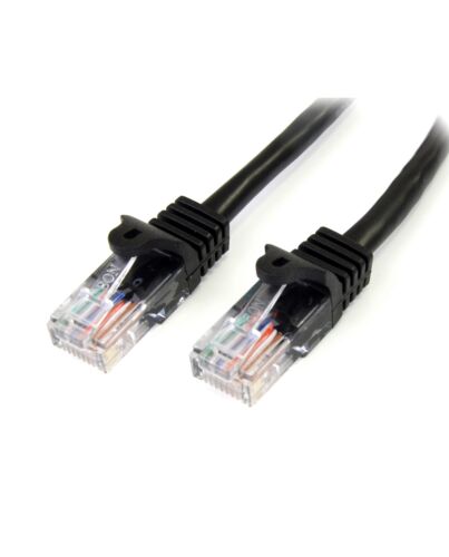 StarTech.com Cat5e Patch Cable with Snagless RJ45 Connectors - 3m, Black