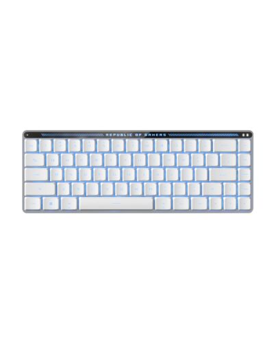 ASUS ROG Falchion RX Low Profile keyboard Mouse included Gaming USB + RF Wireless + Bluetooth White