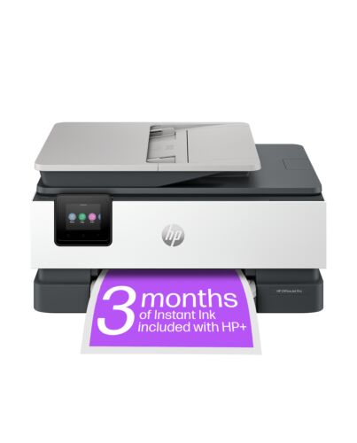 HP OfficeJet Pro 8132e Wireless All-in-One Color Printer, Instant Ink; Two-sided printing 40Q45B#687