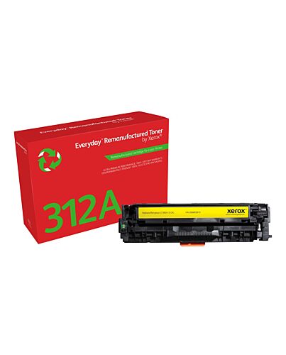 Everyday™ Yellow Remanufactured Toner by Xerox compatible with HP 312A (CF382A), Standard capacity