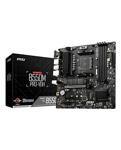 MSI B550M PRO-VDH motherboard AMD B550 Socket AM4 micro ATX
