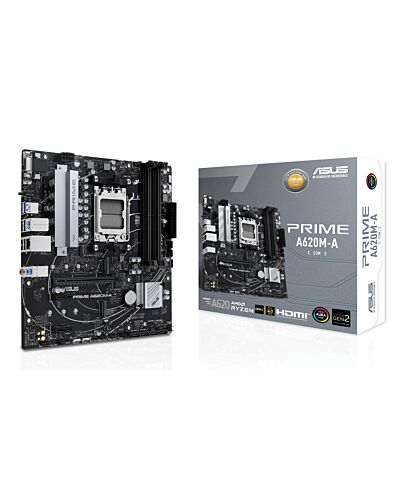 ASUS PRIME A620M-A-CSM AMD A620 Socket AM5 micro ATX 90MB1F10-M0EAYC