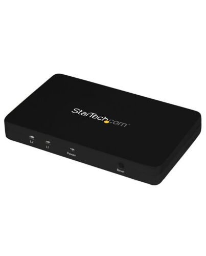 StarTech.com 4K HDMI 2-Port Video Splitter – 1x2 HDMI Splitter w/ Solid Aluminum Housing – 4K 30Hz