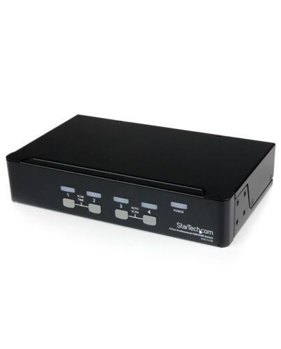 StarTech.com 4 Port Professional VGA USB KVM Switch with Hub SV431USB
