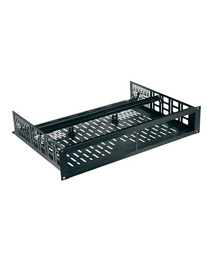 Middle Atlantic Products 2 RU Anodized Custom Shelf For (2) Sonos Amps, 14 Inches Deep