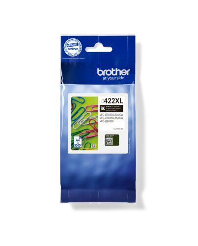 Brother LC422XLBK ink cartridge 1 pc(s) Original High (XL) Yield Black LC422XLBK