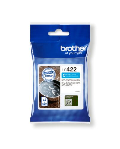Brother LC422C ink cartridge 1 pc(s) Original Cyan LC422C