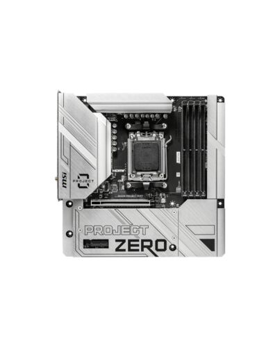 MSI B650M PROJECT ZERO motherboard AMD B650 Socket AM5 micro ATX