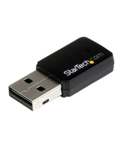 StarTech.com USB 2.0 AC600 Mini Dual Band Wireless-AC Network Adapter - 1T1R 802.11ac WiFi Adapter USB433WACDB