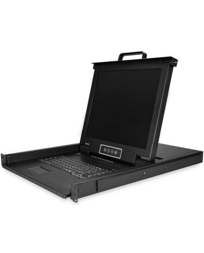 StarTech.com 8 Port Rackmount KVM Console w/ 6ft Cables - Integrated KVM Switch w/ 17