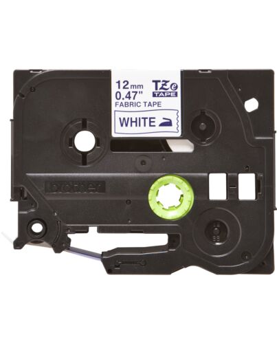 Brother TZE-FA3 label-making tape Blue on white