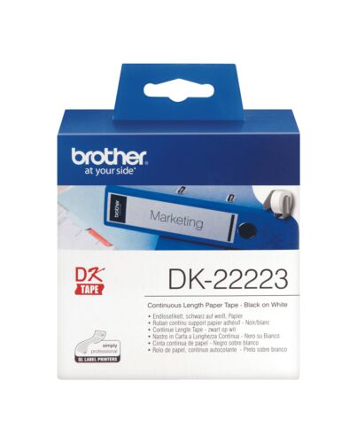 Brother DK-22223 printer label White