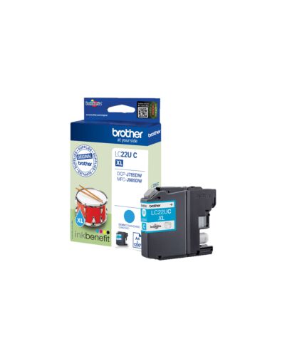 Brother LC22UC ink cartridge 1 pc(s) Original Cyan
