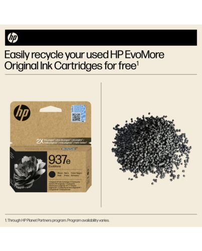 HP 937e EvoMore Black Original Ink Cartridge 4S6W9NE#SE1