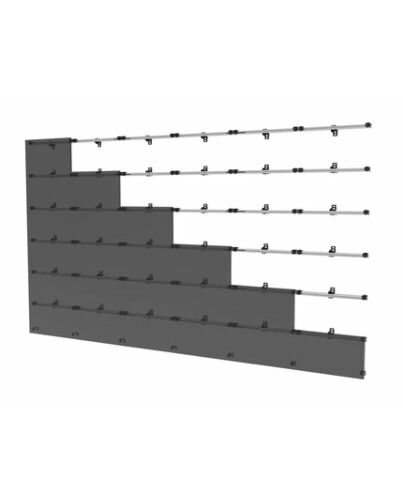 Peerless DS-LEDUNV610-6x6 Black, Silver