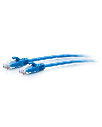 C2G 7.6m Cat6a Snagless Unshielded (UTP) Slim Ethernet Patch Cable - Blue