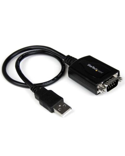 StarTech.com 6ft (1.8m) 1-Port Professional USB to Serial Adapter Cable with COM Retention, USB to RS232 Adapter - TAA ICUSB2321X