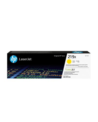 HP 219X High Yield Yellow Original LaserJet Toner Cartridge W2192X