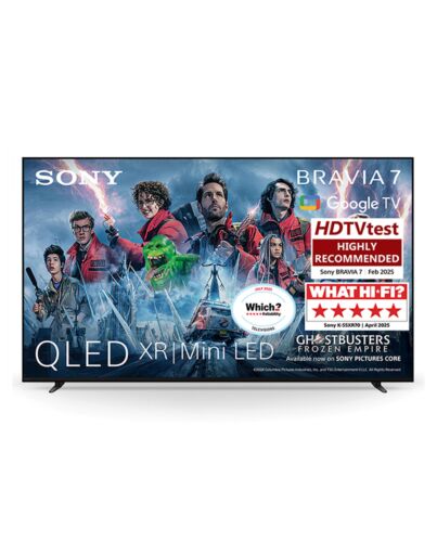 Sony BRAVIA 7 QLED (XR l Mini LED) 55 Inch 4K HDR Google Smart TV (2024) | Gaming Features for PlayStation 5, IMAX Enhanced, Dolby Vision Atmos, Chromecast, AirPlay, 120Hz