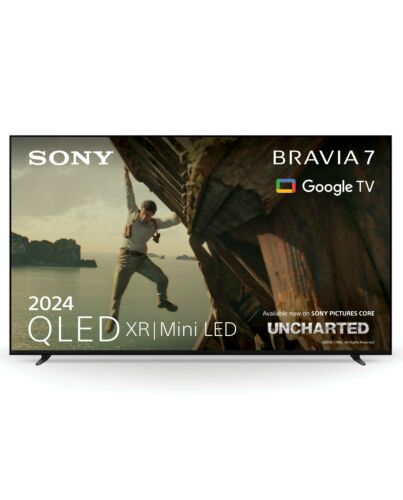 Sony BRAVIA 7 QLED (XR l Mini LED) 65 Inch 4K HDR Google Smart TV (2024) | Gaming Features for PlayStation 5, IMAX Enhanced, Dolby Vision Atmos, Chromecast, AirPlay, 120Hz