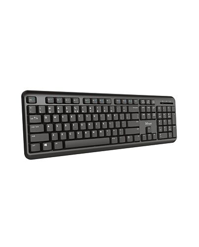 Trust TK-350 keyboard Universal RF Wireless QWERTY UK English Black