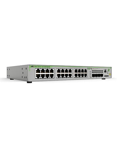 Allied Telesis AT-GS970M/28PS-30 network switch Managed L3 Gigabit Ethernet (10/100/1000) Power over Ethernet (PoE) Grey