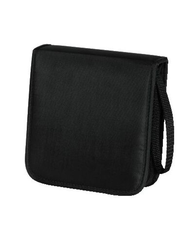Hama CD Wallet Nylon 20, black 20 discs