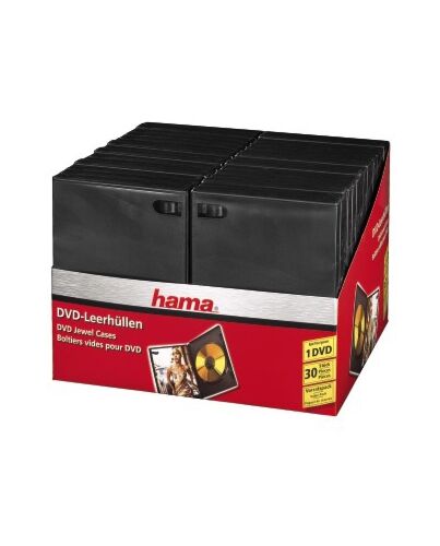Hama 00011495 optical disc case Black