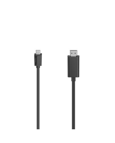 Hama 00200718 USB cable 1.5 m USB C HDMI Type A (Standard) Black 00200718
