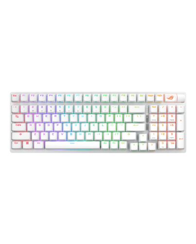 ASUS ROG Strix Scope II 96 Wireless keyboard Gaming USB + RF Wireless + Bluetooth White
