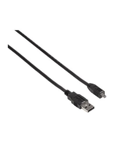 Hama USB 2.0 Cable, 1.8m USB cable USB A Black