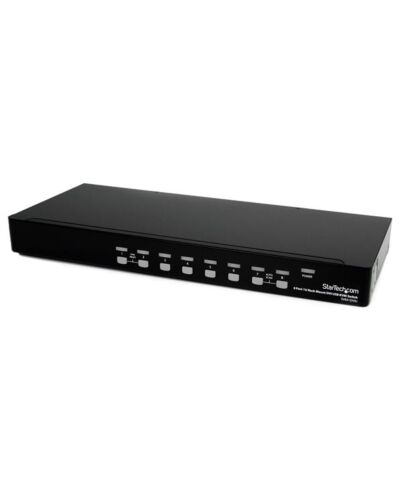 StarTech.com 8 Port 1U Rackmount DVI USB KVM Switch SV831DVIU