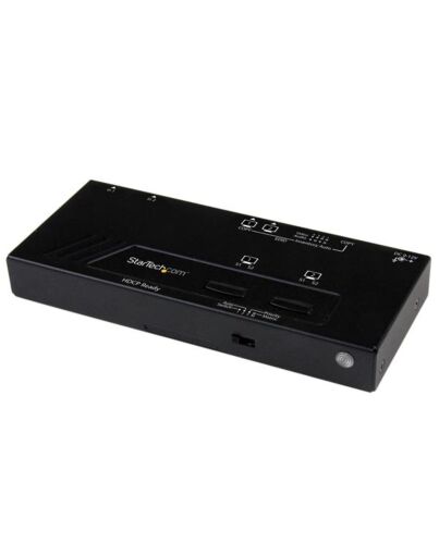 StarTech.com 2X2 HDMI Matrix Switch w/ Automatic and Priority Switching – 1080p
