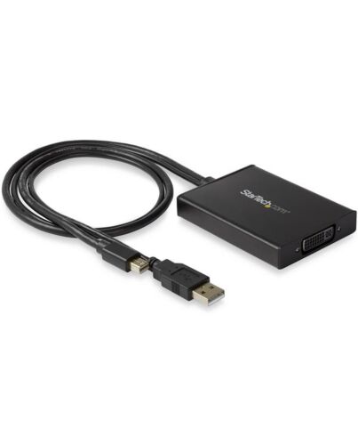 StarTech.com Mini DisplayPort to Dual-Link DVI Adapter - USB Powered - Black