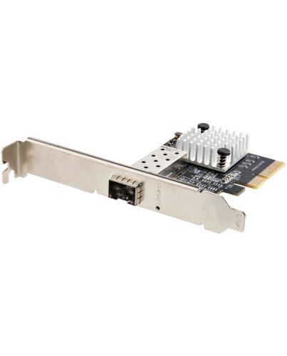 StarTech.com 10G PCIe SFP+ Card - Single SFP+ Port Network Adapter - Open SFP+ for MSA-Compliant Modules/Direct-Attach Cables - 10 Gigabit Fiber PCIe NIC - PCI Express SFP+ Network Card
