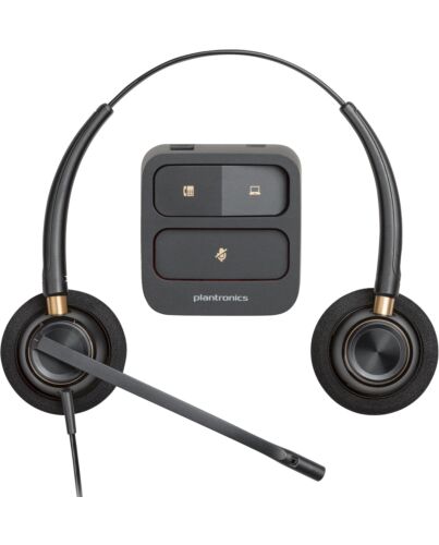 POLY EncorePro 520 Binaural Headset +Quick Disconnect