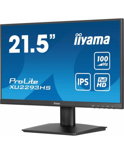 iiyama ProLite The stylish edge-to-edge design of the XU2293HS with IPS panel technology offers accurate and consistent colour reproduction with wide viewing angles
