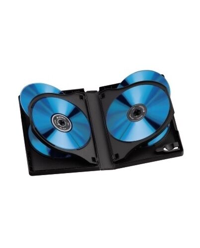 Hama DVD Box 6, Black, Pack - 3 pieces 6 discs