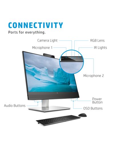 HP E24mv G4 FHD Conferencing Monitor 169L0AA#ABU