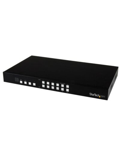 StarTech.com 4x4 HDMI Matrix Switch with Picture-and-Picture Multiviewer or Video Wall